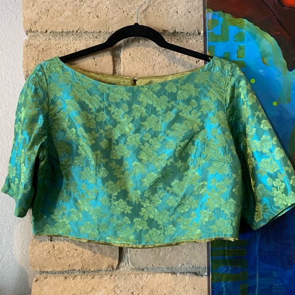 MidCentury Handmade Formal Gown and Capelet - Picture 13 of 13